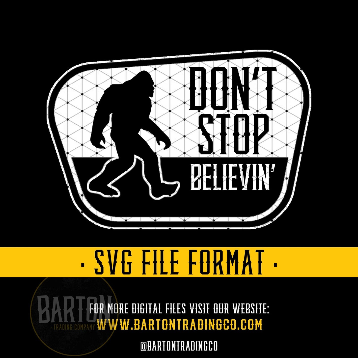 Don't Stop Believin' | SVG Digital Download - #LoneStar Adhesive#