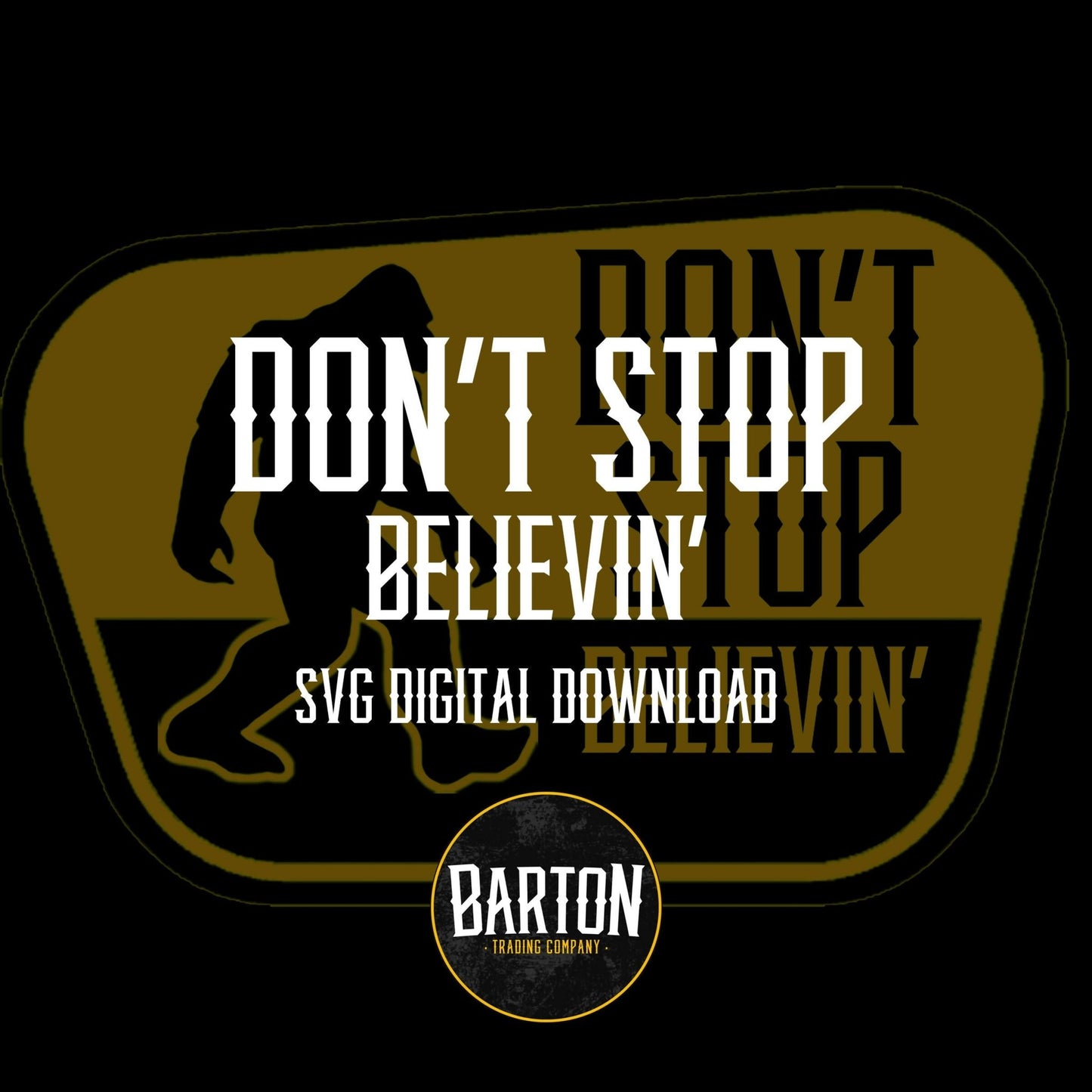 Don't Stop Believin' | SVG Digital Download - #LoneStar Adhesive#