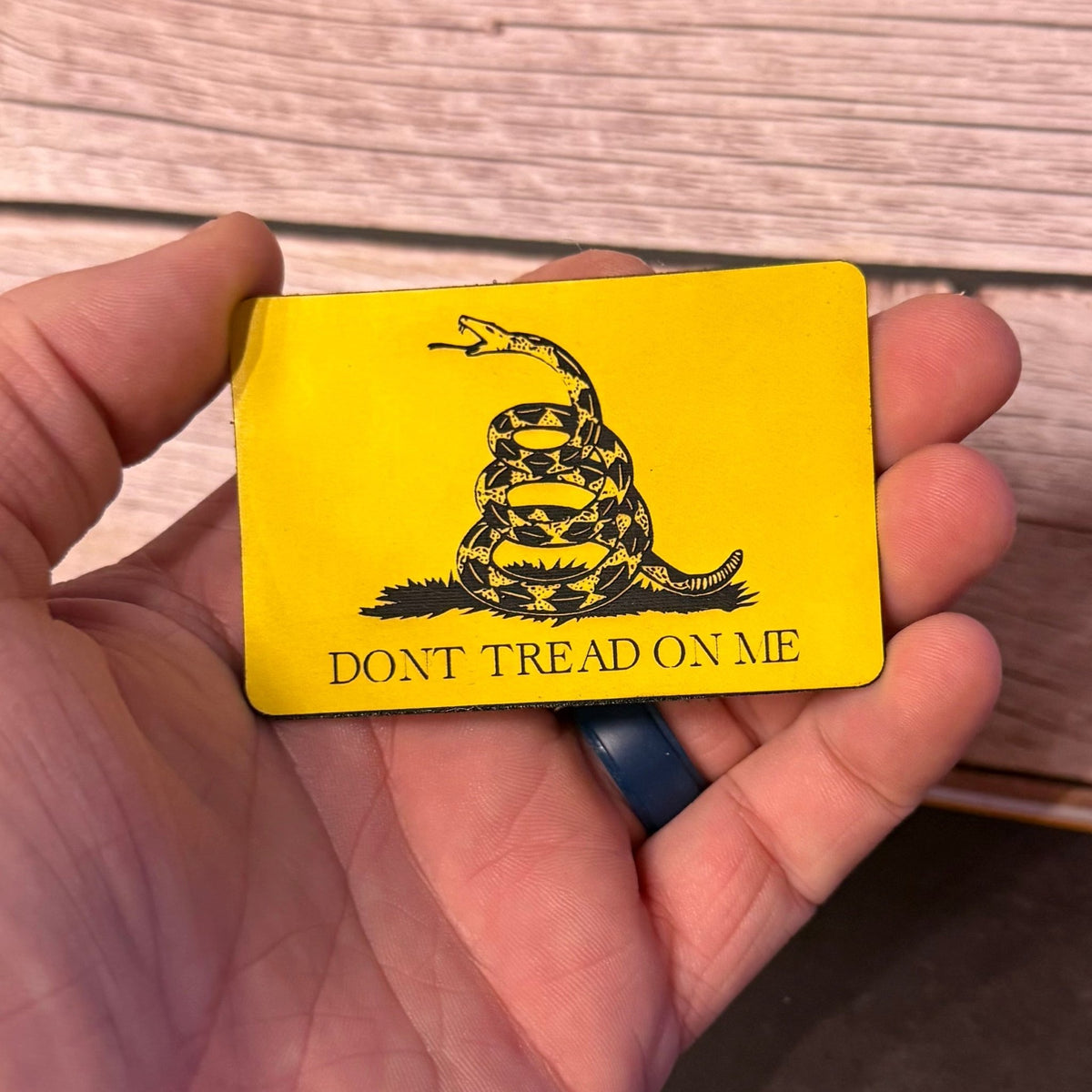 Don’t Tread on Me Gadsden Tactical Flag Patch, 2x3" | Made in USA | VELCRO® Brand Hook Backing - #LoneStar Adhesive#