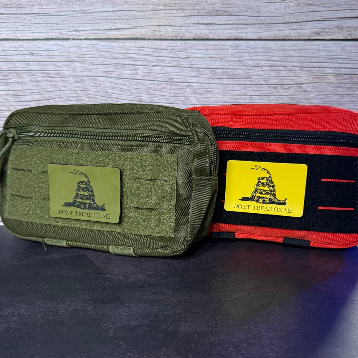 Don’t Tread on Me Gadsden Tactical Flag Patch, 2x3" | Made in USA | VELCRO® Brand Hook Backing - #LoneStar Adhesive#
