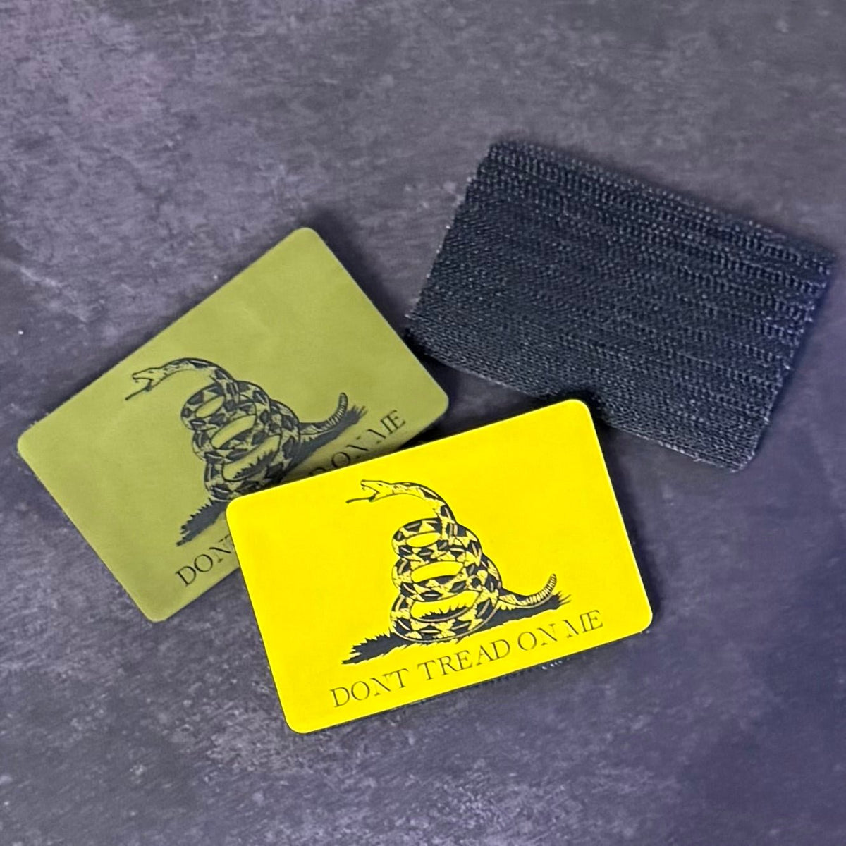 Don’t Tread on Me Gadsden Tactical Flag Patch, 2x3" | Made in USA | VELCRO® Brand Hook Backing - #LoneStar Adhesive#