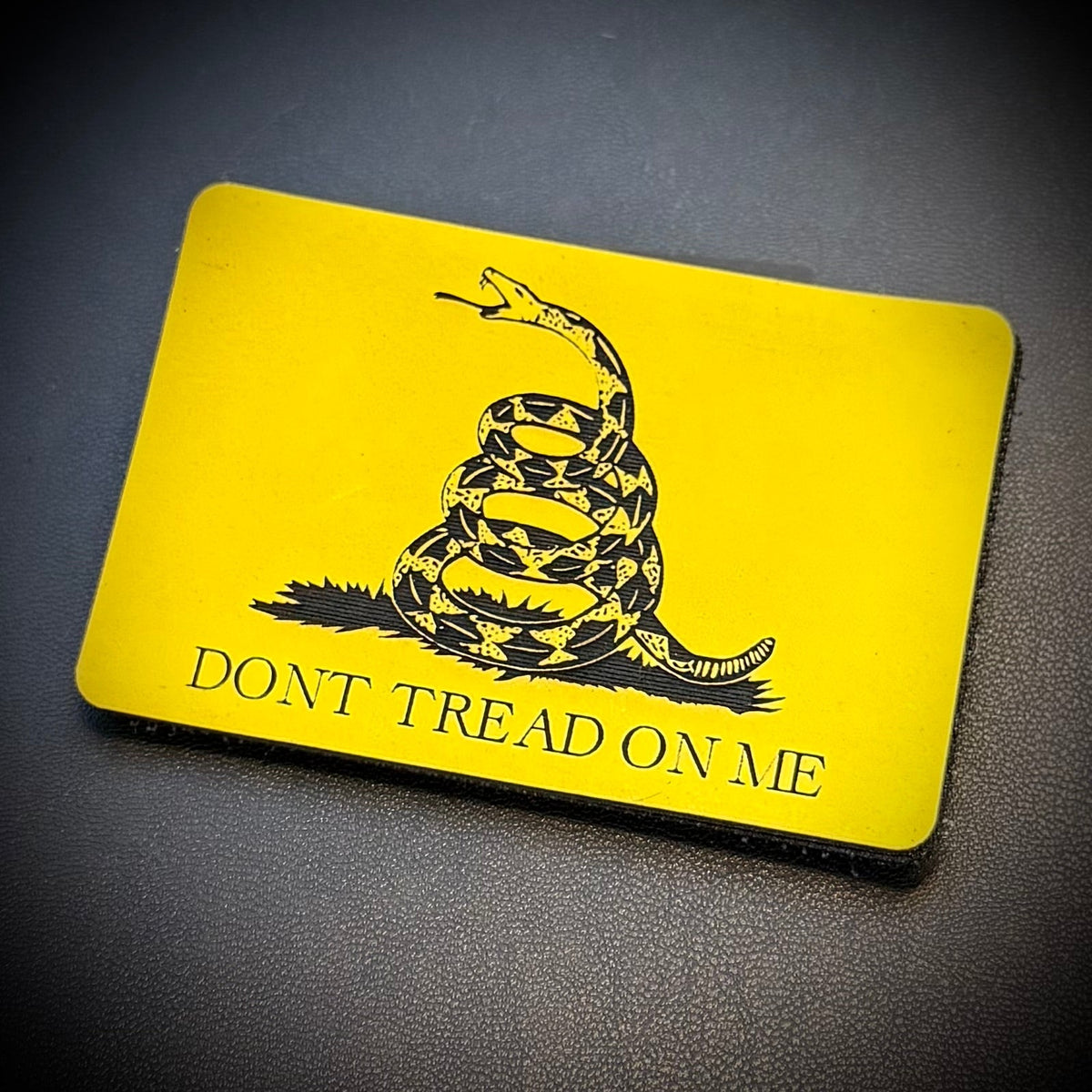 Don’t Tread on Me Gadsden Tactical Flag Patch, 2x3" | Made in USA | VELCRO® Brand Hook Backing - #LoneStar Adhesive#