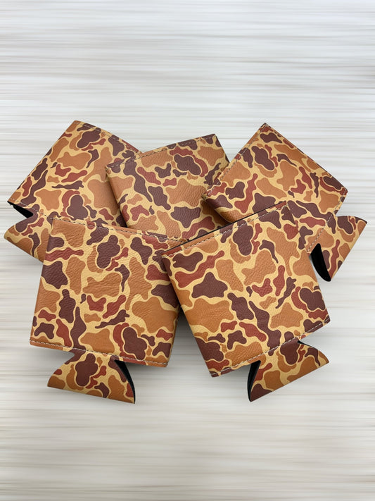 Drake Camo Leatherette Can Dusters (5 pack) - #LoneStar Adhesive#