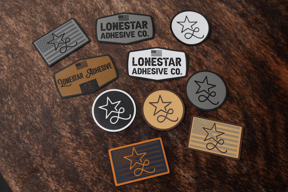 Dual Layered Laserable Silicone Patches - #LoneStar Adhesive#