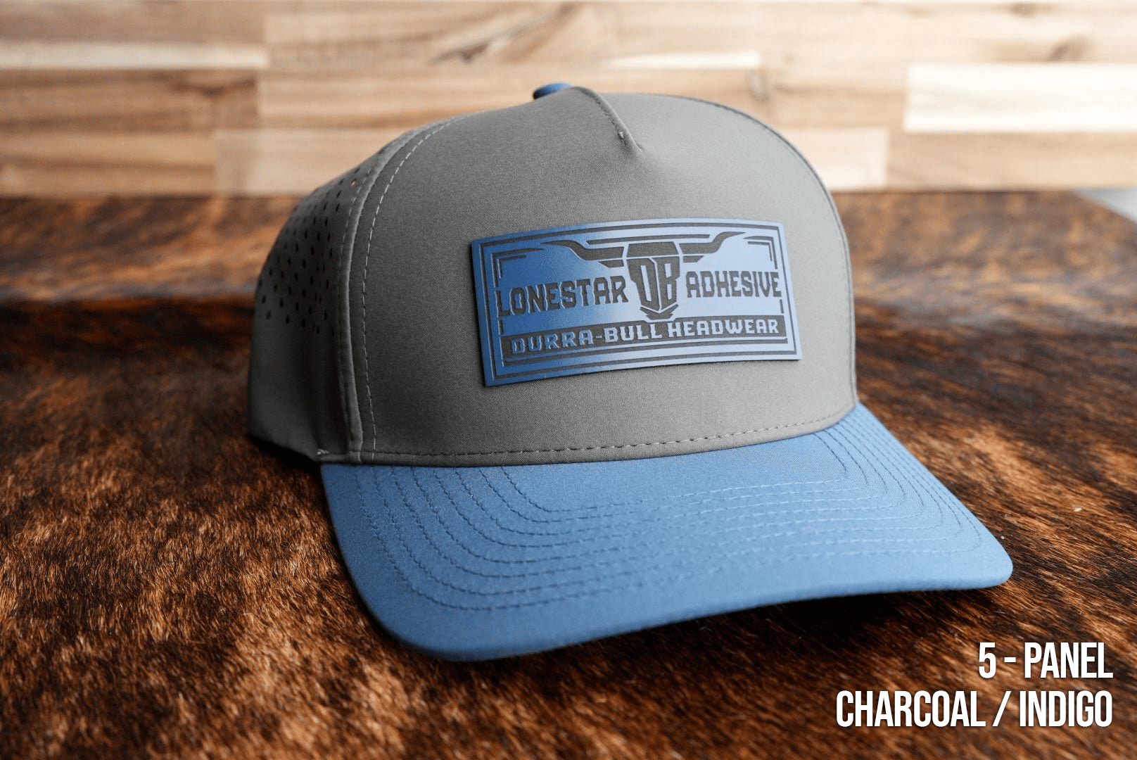 Durra - Bull Headwear by LSA: 5 & 6 - Panel - LoneStar Adhesive