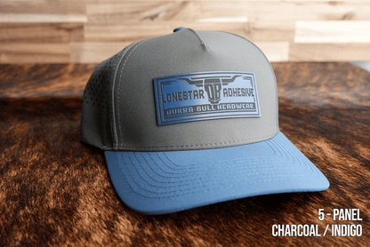 Durra - Bull Headwear by LSA: 5 & 6 - Panel - LoneStar Adhesive