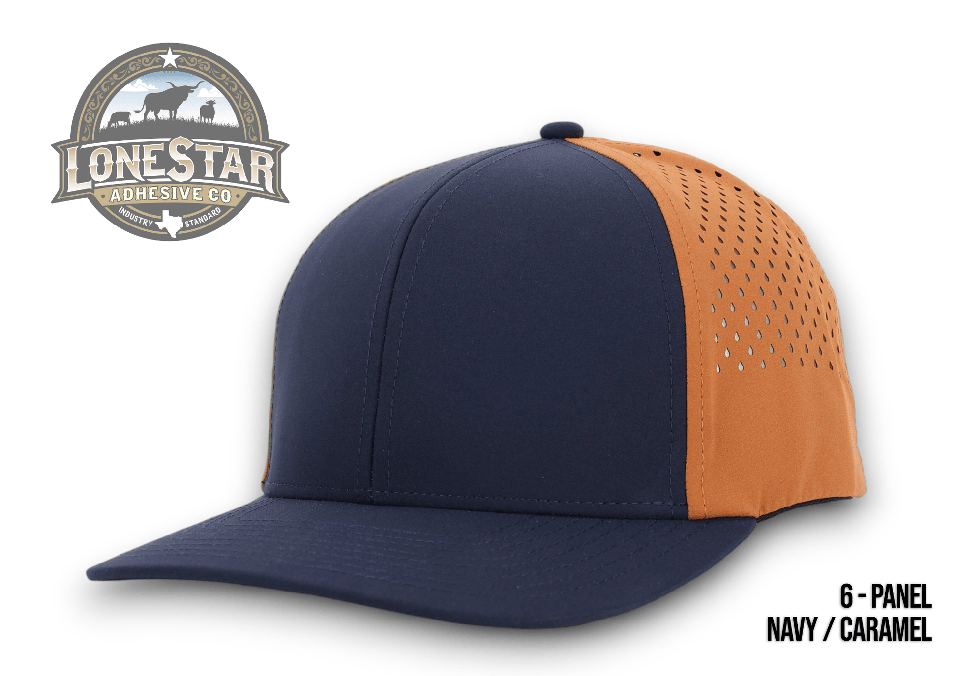 Durra - Bull Headwear by LSA: 5 & 6 - Panel - LoneStar Adhesive
