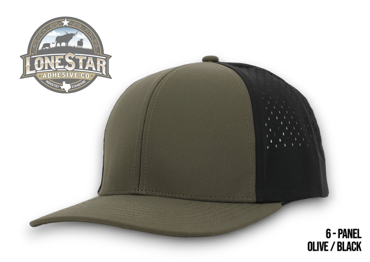 Durra - Bull Headwear by LSA: 5 & 6 - Panel - LoneStar Adhesive