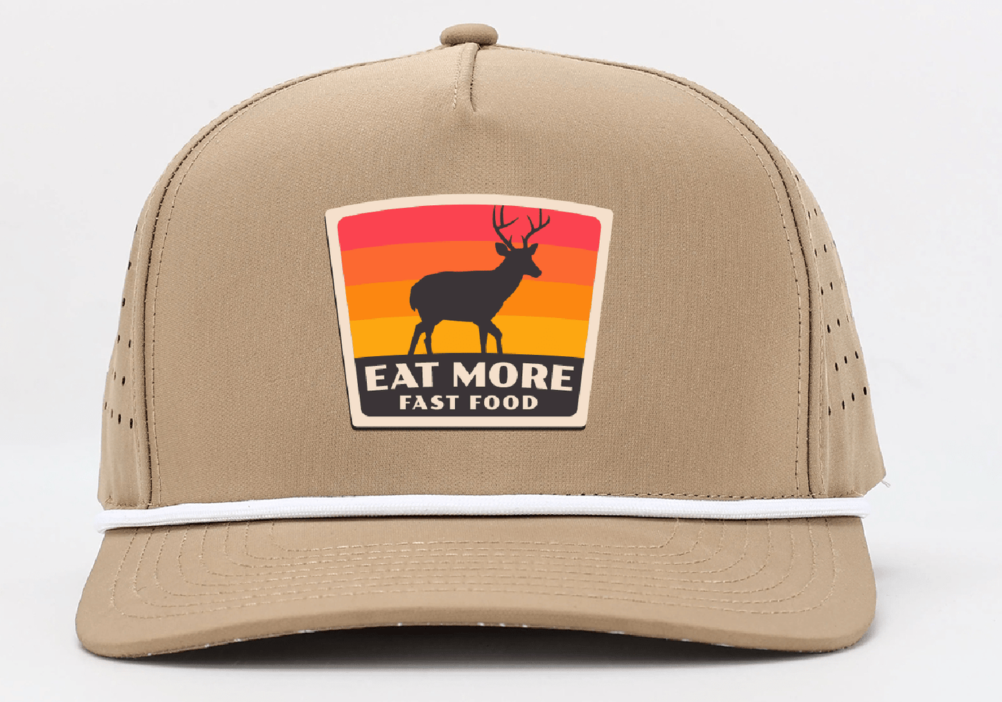 "Eat More Fast Food" UV Printed Patches - LoneStar Adhesive