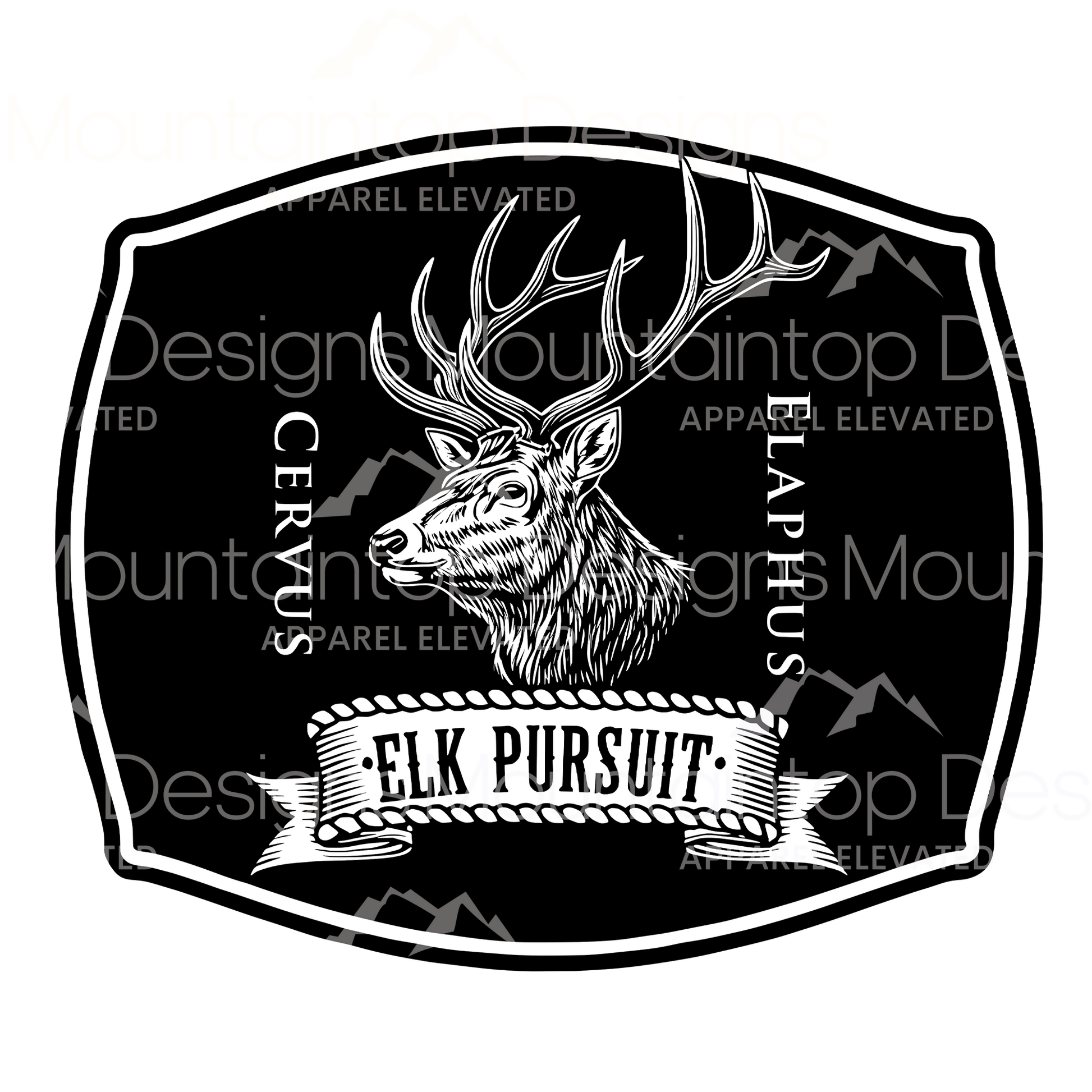 Elk Pursuit SVG - LoneStar Adhesive