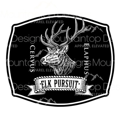 Elk Pursuit SVG - LoneStar Adhesive