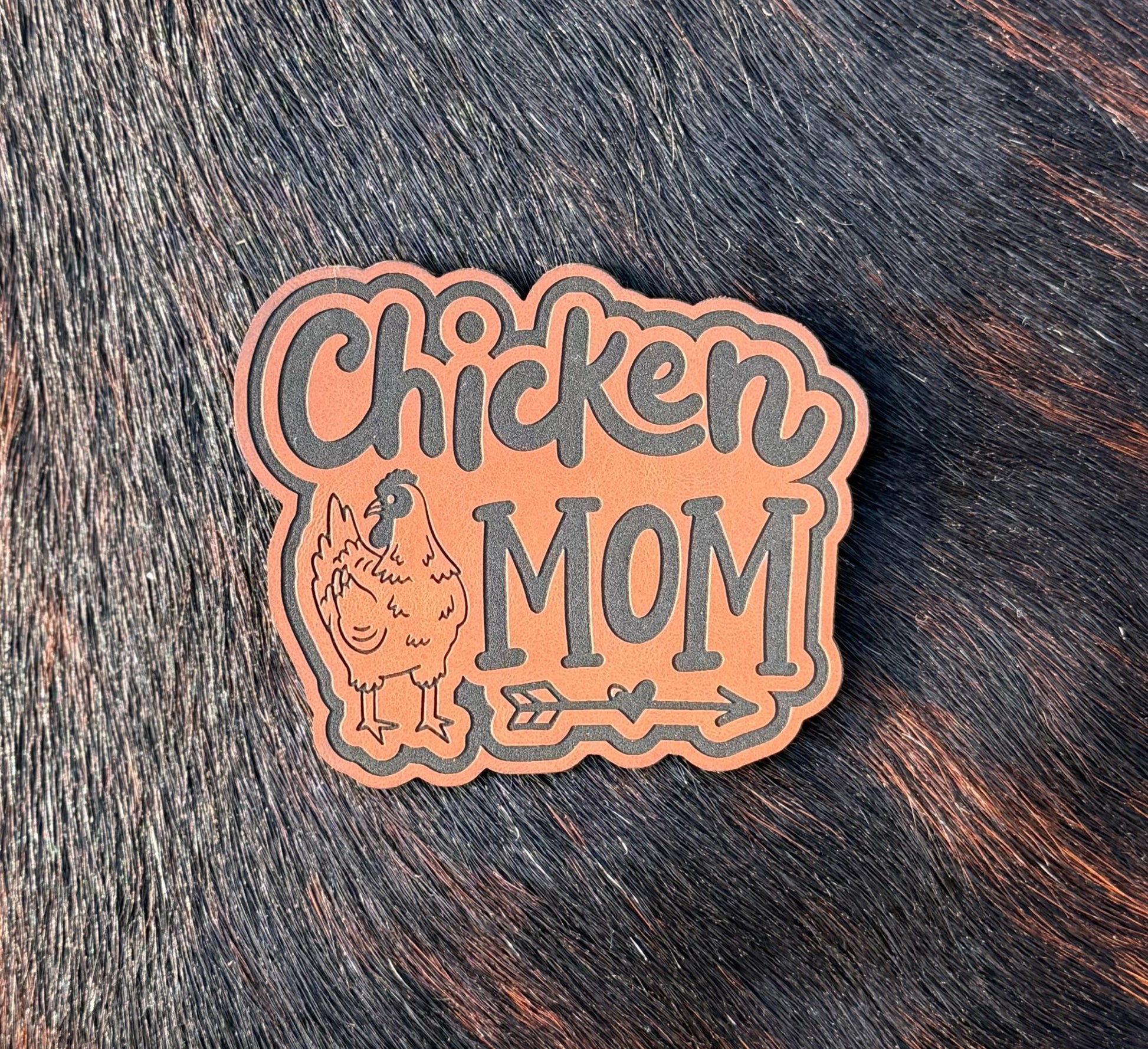 Engraved Chicken Mom - LoneStar Adhesive