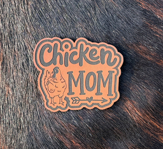 Engraved Chicken Mom - LoneStar Adhesive