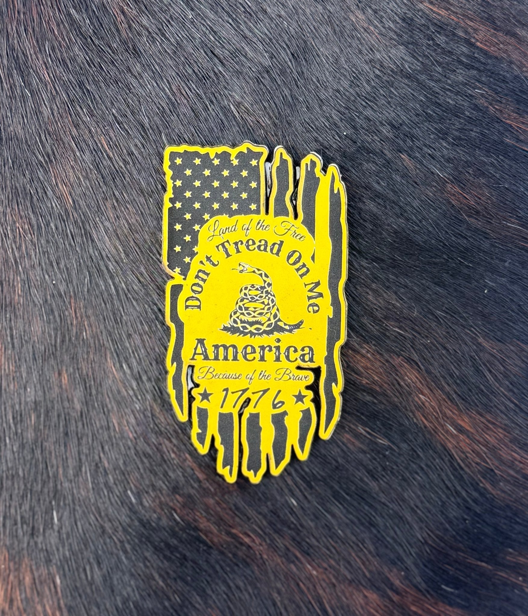Engraved Don’t Tread On Me Patch - LoneStar Adhesive