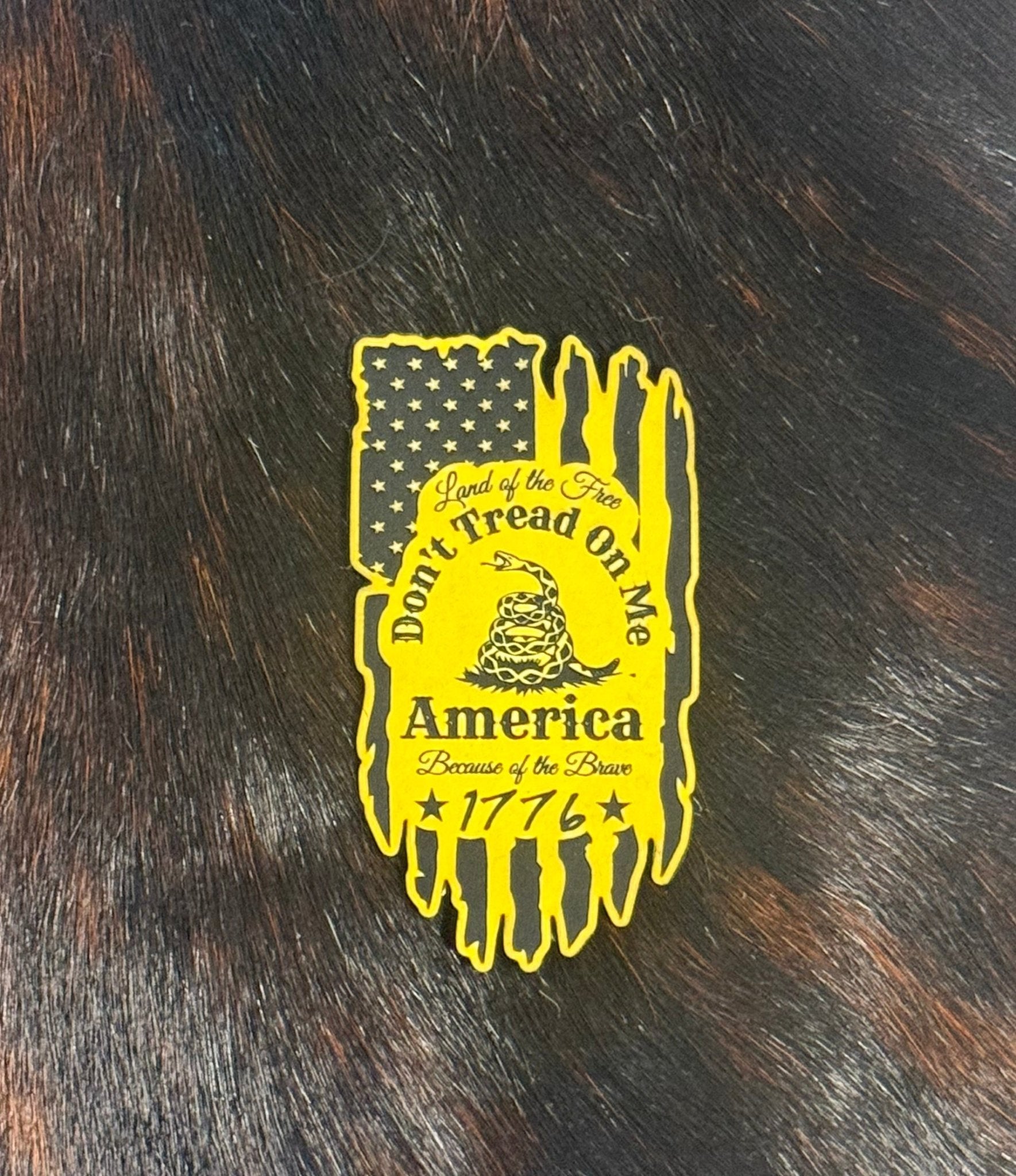 Engraved Don’t Tread On Me Patch - LoneStar Adhesive