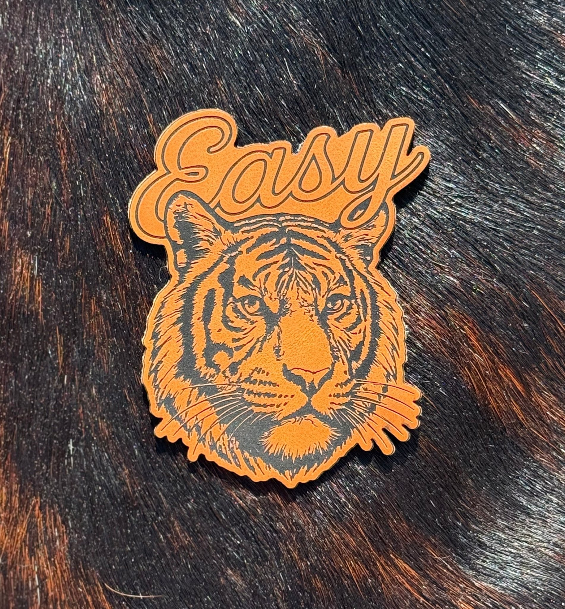 Engraved Easy Tiger Patch - LoneStar Adhesive