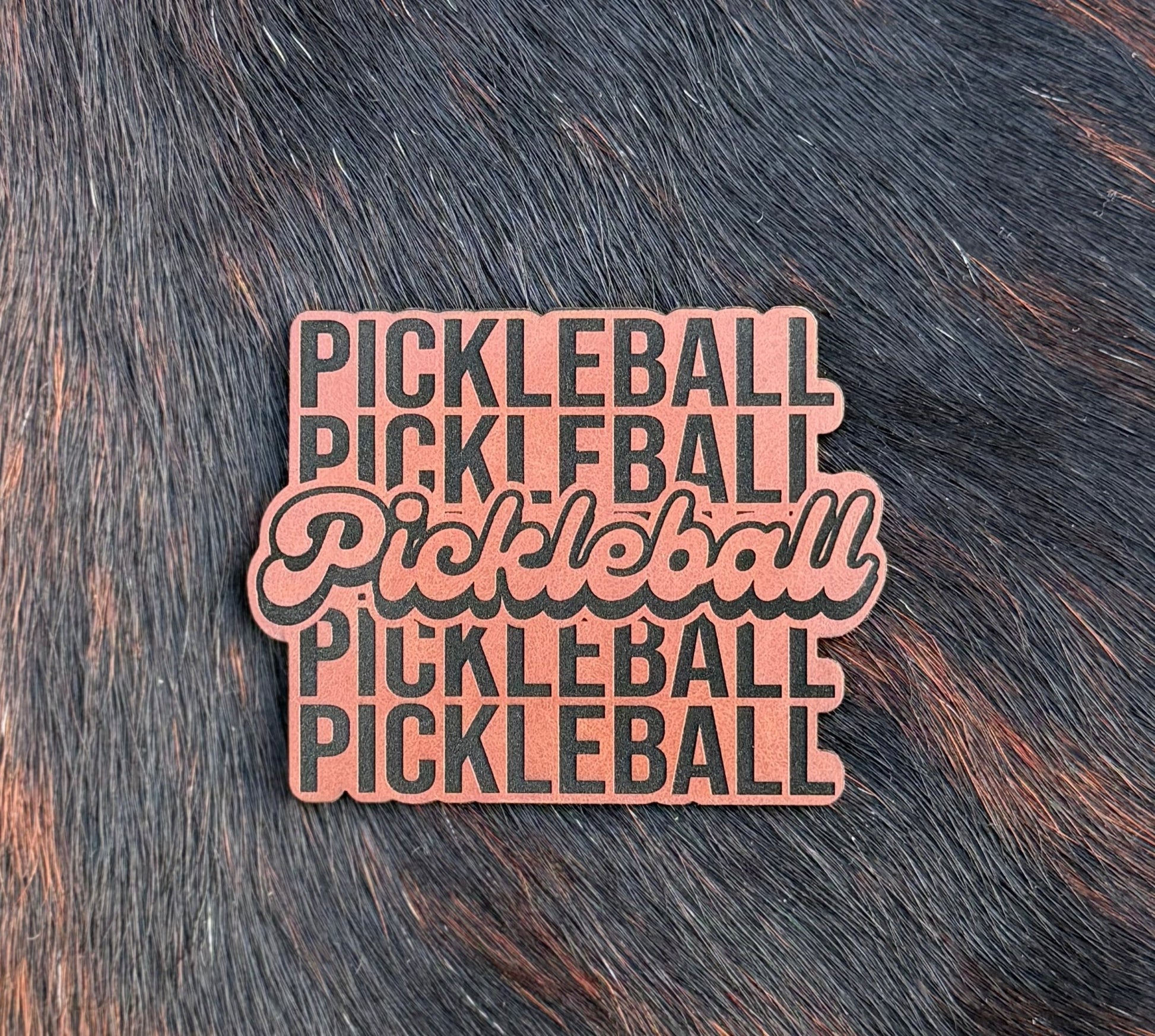 Engraved Pickleball Patch - LoneStar Adhesive
