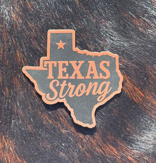 Engraved Texas Strong Patch - LoneStar Adhesive