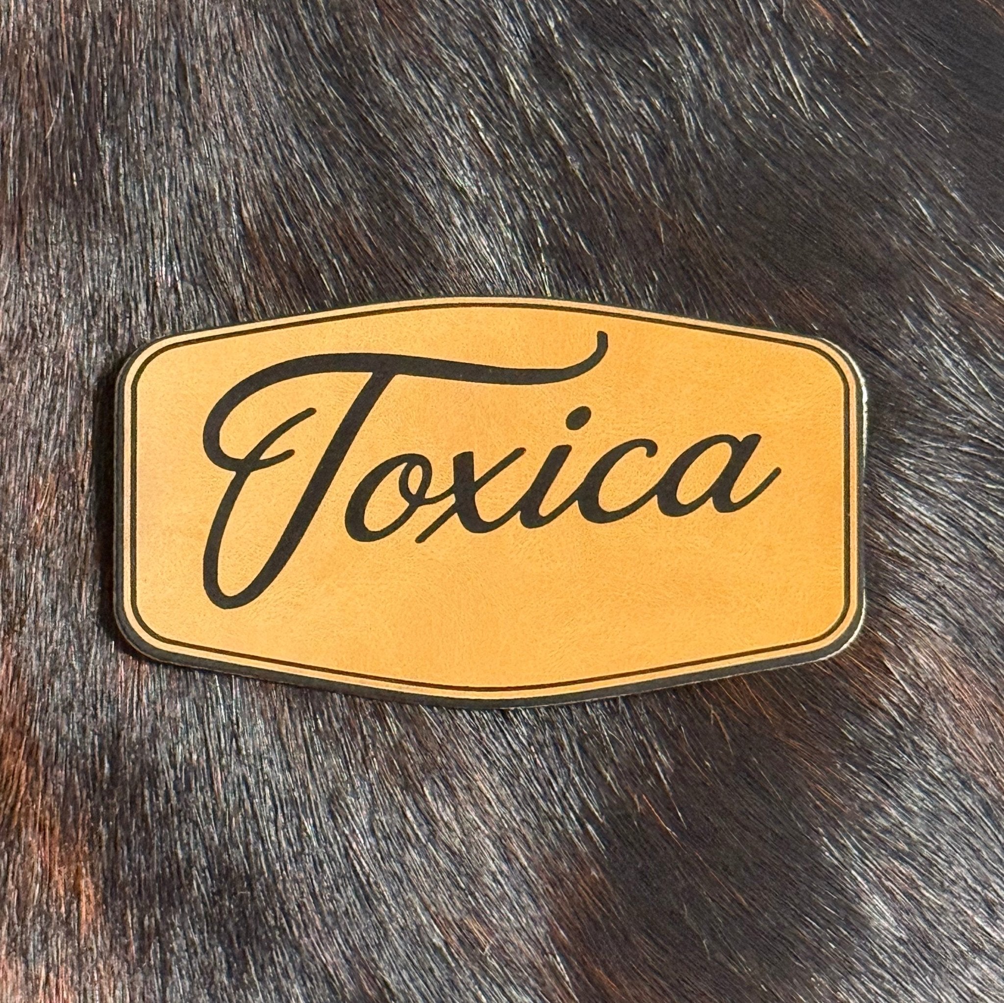 Engraved Toxica Patch – Lone Star Adhesive
