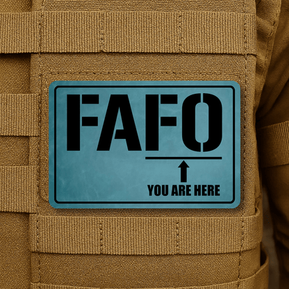 FAFO Morale Patch 2"x3" Hook & Loop | Made in USA - LoneStar Adhesive
