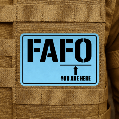 FAFO Morale Patch 2"x3" Hook & Loop | Made in USA - LoneStar Adhesive
