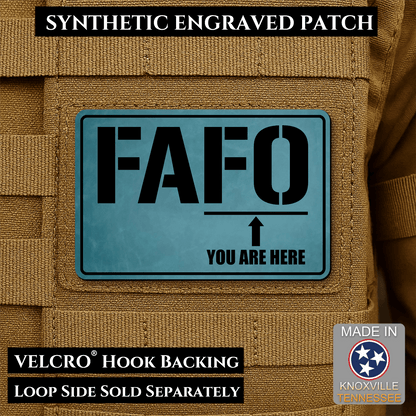 FAFO Morale Patch 2"x3" Hook & Loop | Made in USA - LoneStar Adhesive