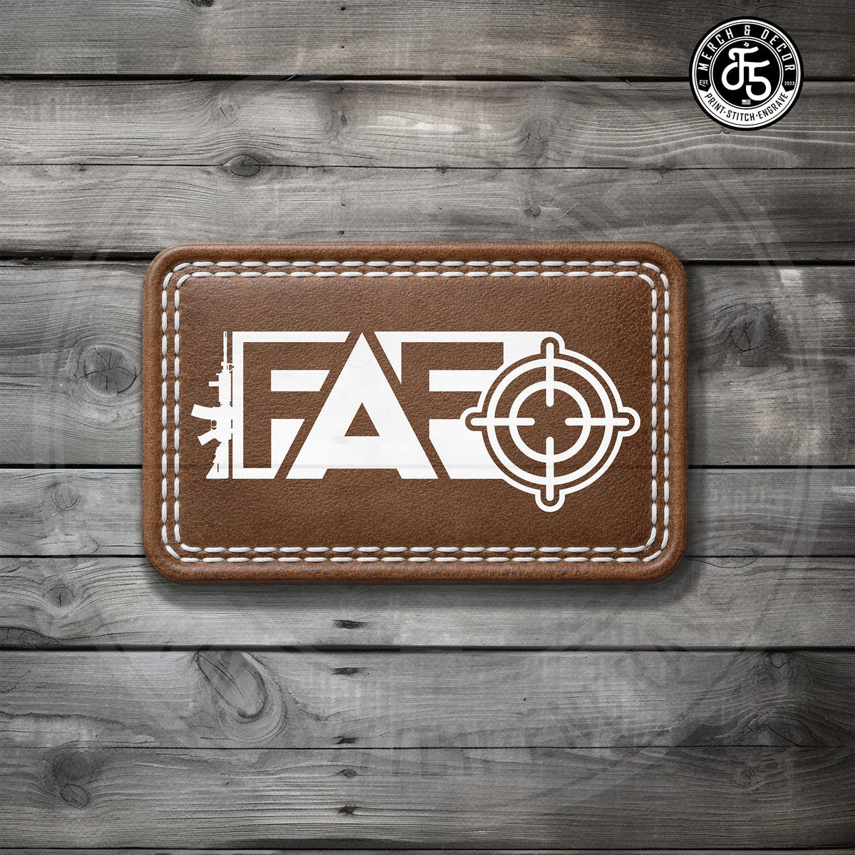 FAFO UV Printed Hat Patch - LoneStar Adhesive