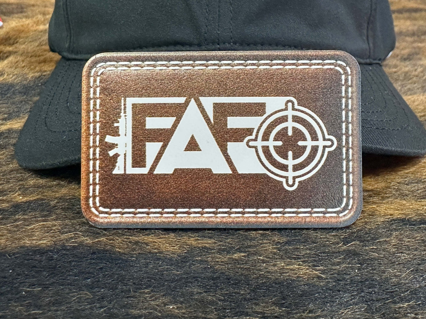 FAFO UV Printed Hat Patch - LoneStar Adhesive