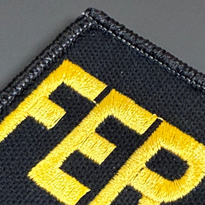 Feral & Wild Funny Morale Patch, 2x3" | Made in USA | VELCRO® Brand Hook Backing - LoneStar Adhesive