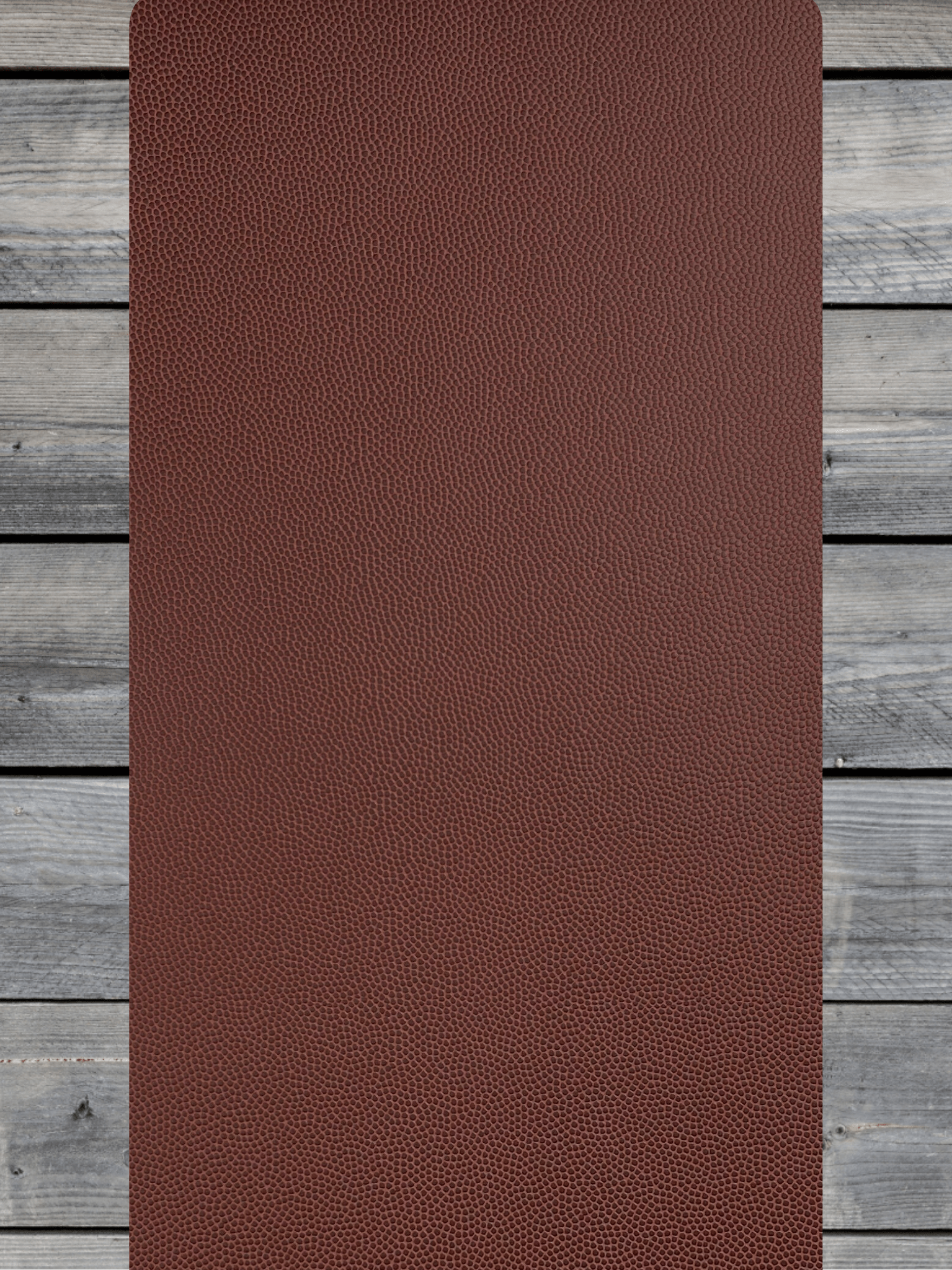 Football Texture / Black Durra - Bull Premium Leatherette™ Sheets (12x24) - #LoneStar Adhesive#