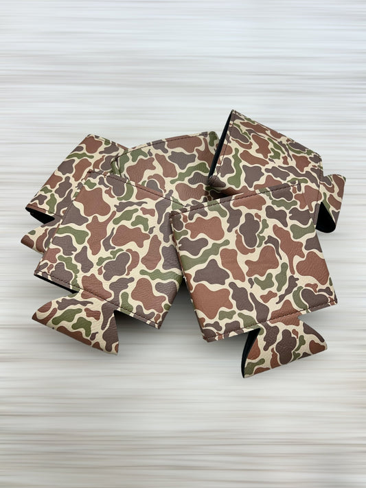 Fowl Play Camo Leatherette Can Dusters (5 pack) - #LoneStar Adhesive#