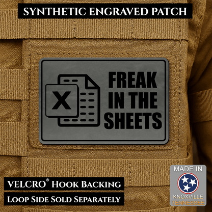 Freak In The Sheets Morale Patch 2"x3" Hook & Loop | Made in USA - LoneStar Adhesive