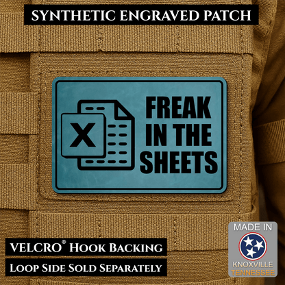 Freak In The Sheets Morale Patch 2"x3" Hook & Loop | Made in USA - LoneStar Adhesive