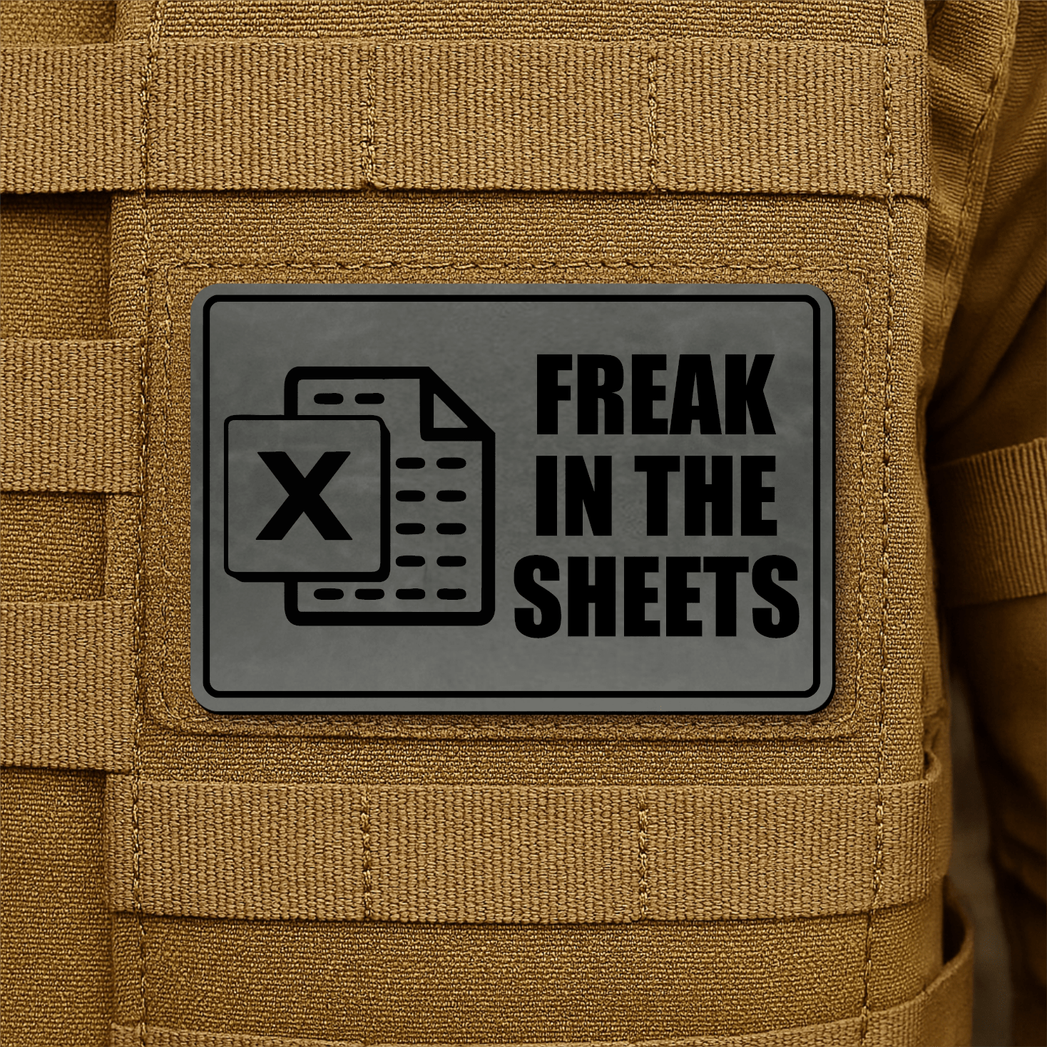 Freak In The Sheets Morale Patch 2"x3" Hook & Loop | Made in USA - LoneStar Adhesive