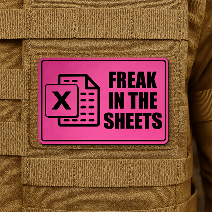 Freak In The Sheets Morale Patch 2"x3" Hook & Loop | Made in USA - LoneStar Adhesive