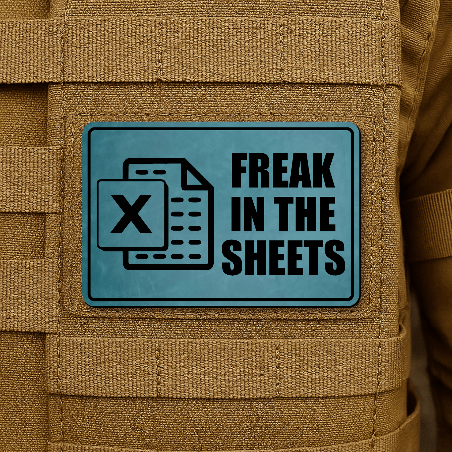 Freak In The Sheets Morale Patch 2"x3" Hook & Loop | Made in USA - LoneStar Adhesive