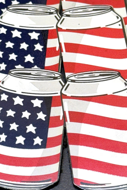 Freedom Brews – Stars & Stripes Beer UV Printed Patch