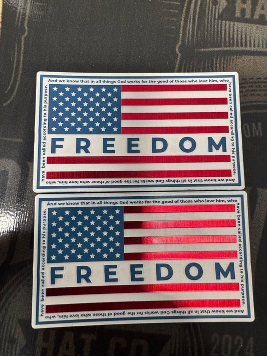 Freedom Tri Color Acrylic Patch - LoneStar Adhesive