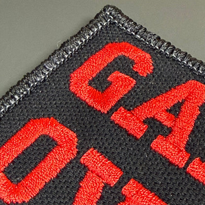 Game Over Funny Gamer Morale Patch, 2x3" | Made in USA | VELCRO® Brand Hook Backing - LoneStar Adhesive
