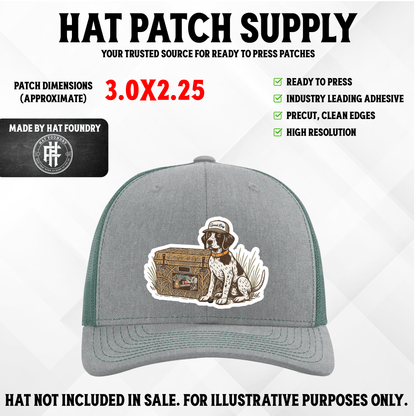 Good boy Pointer Edition UV Printed Patch Design - LoneStar Adhesive