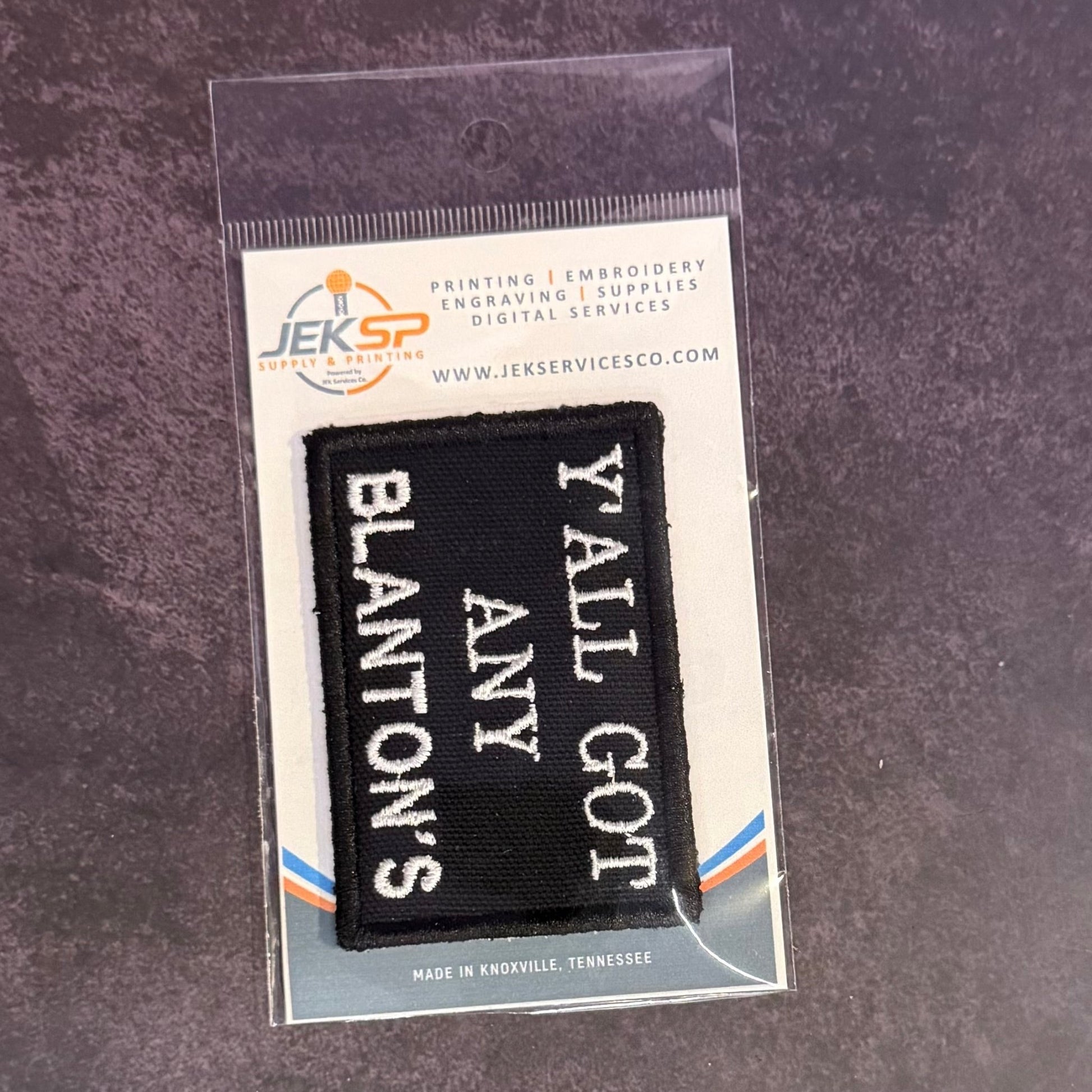 Got Any Blanton's Funny Morale Patch | Made in USA | VELCRO® Brand Hook Backing - LoneStar Adhesive