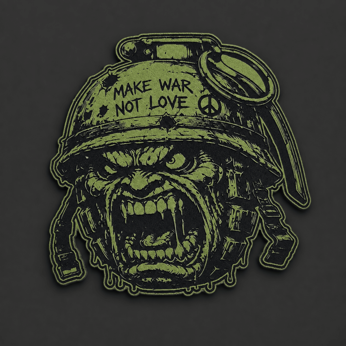Grenade Face Make War Not Love (Digital File Only) (Read Description) - LoneStar Adhesive