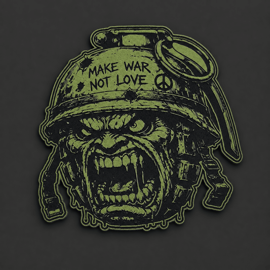 Grenade Face Make War Not Love (Digital File Only) (Read Description) - LoneStar Adhesive