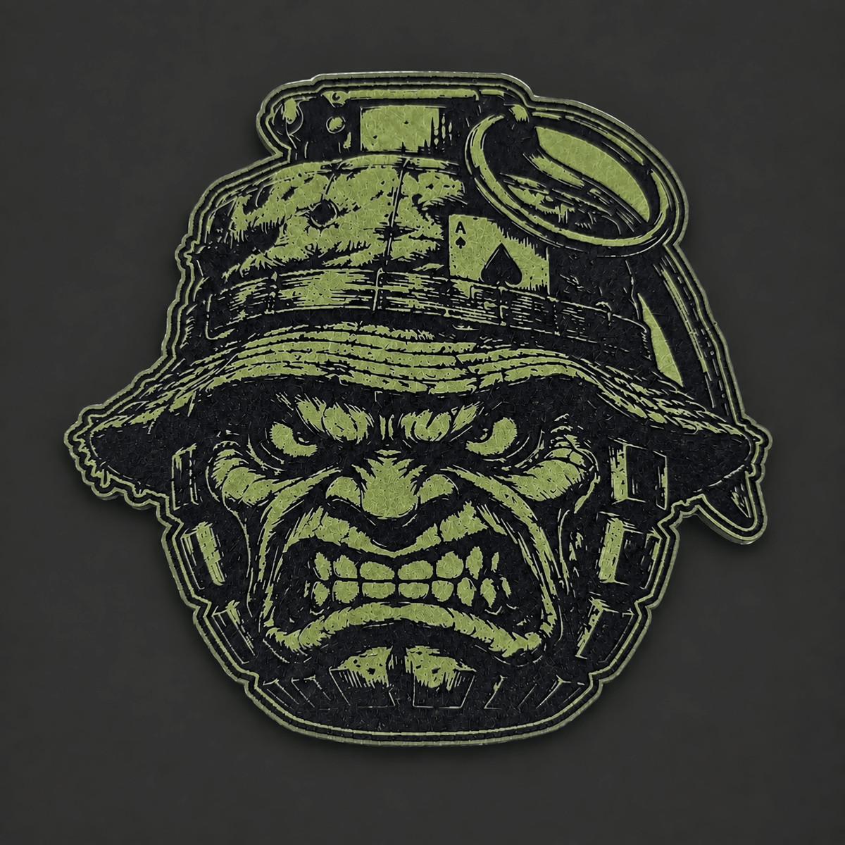 Grenade Face Plain w Ace Card (Digital File Only) (Read Description) - LoneStar Adhesive