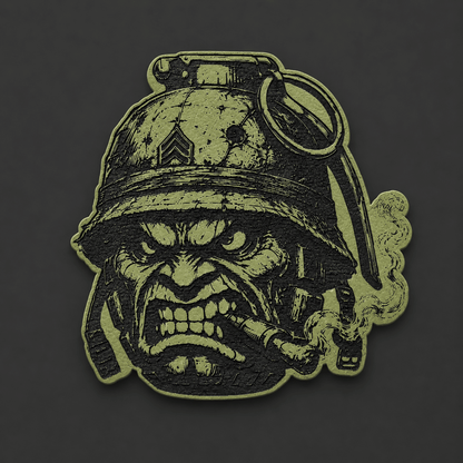 Grenade Face Smokin Cigar (Digital File Only) (Read Description) - LoneStar Adhesive