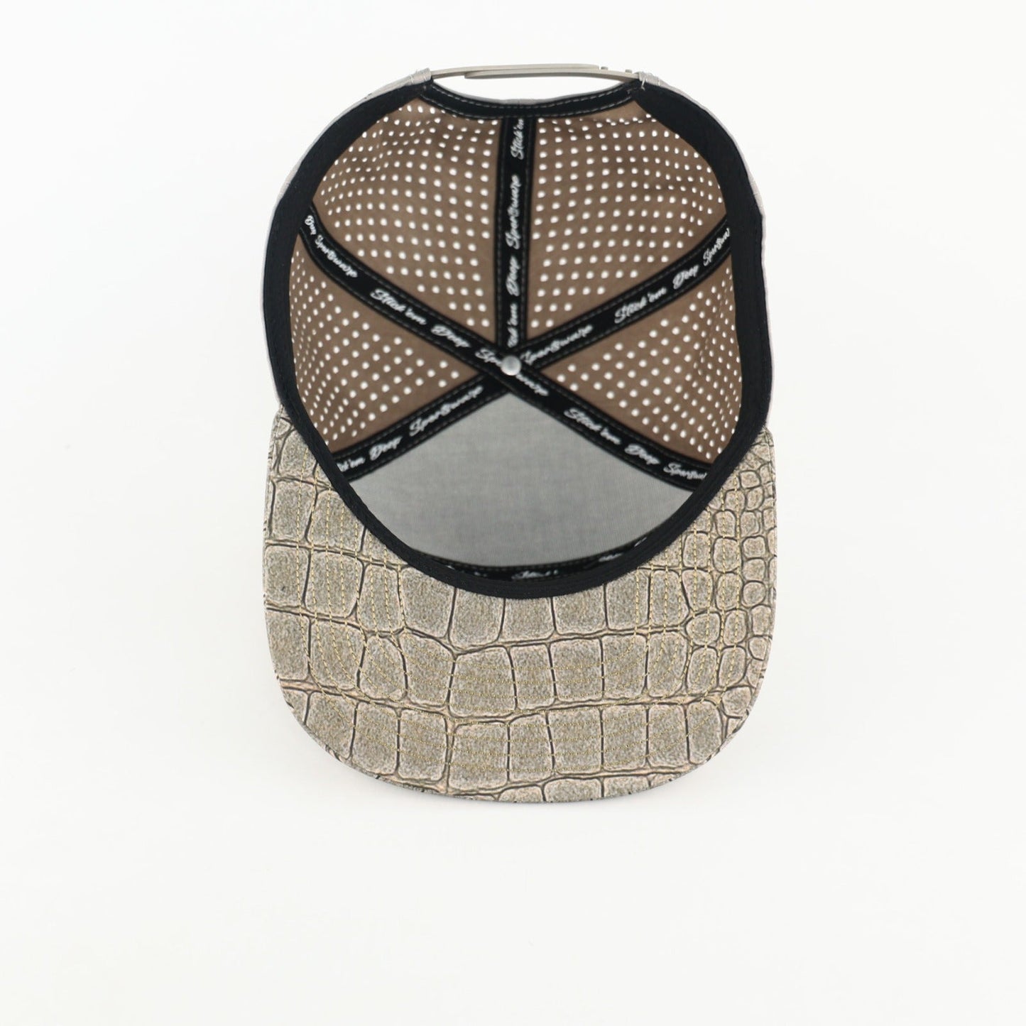 grey front with alligator print and grey back - LoneStar Adhesive