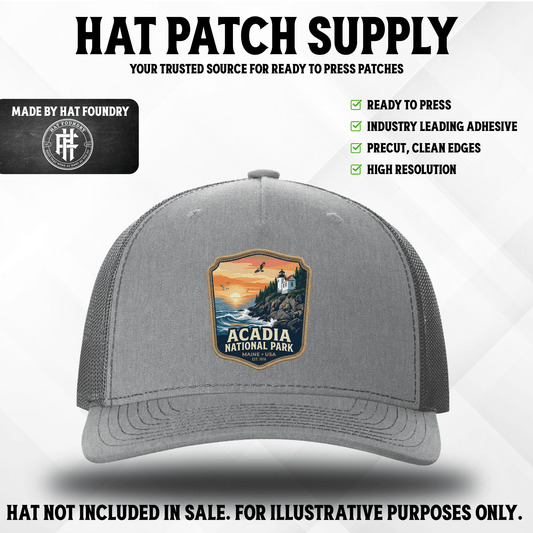 Hat Patch Supply National Parks Series – Top 10 USA Parks UV Printed Patches - LoneStar Adhesive