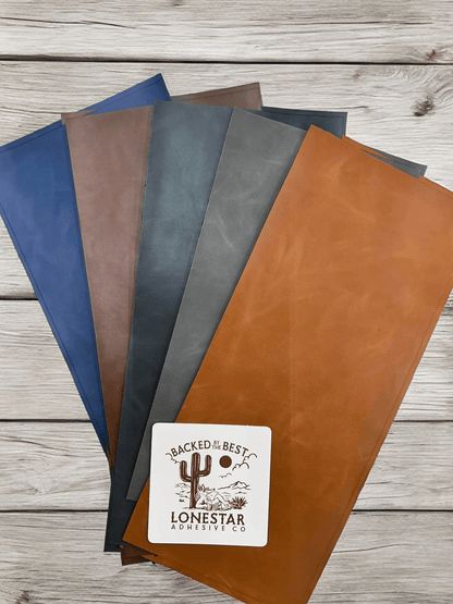 Heritage Collection: Buckskin Durra - Bull Premium Leatherette™ Sheets (12x24) - #LoneStar Adhesive#