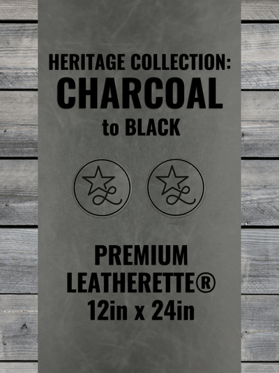 Charcoal Heritage Leatherette