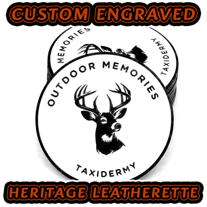 Laser Engraved Leatherette Patches